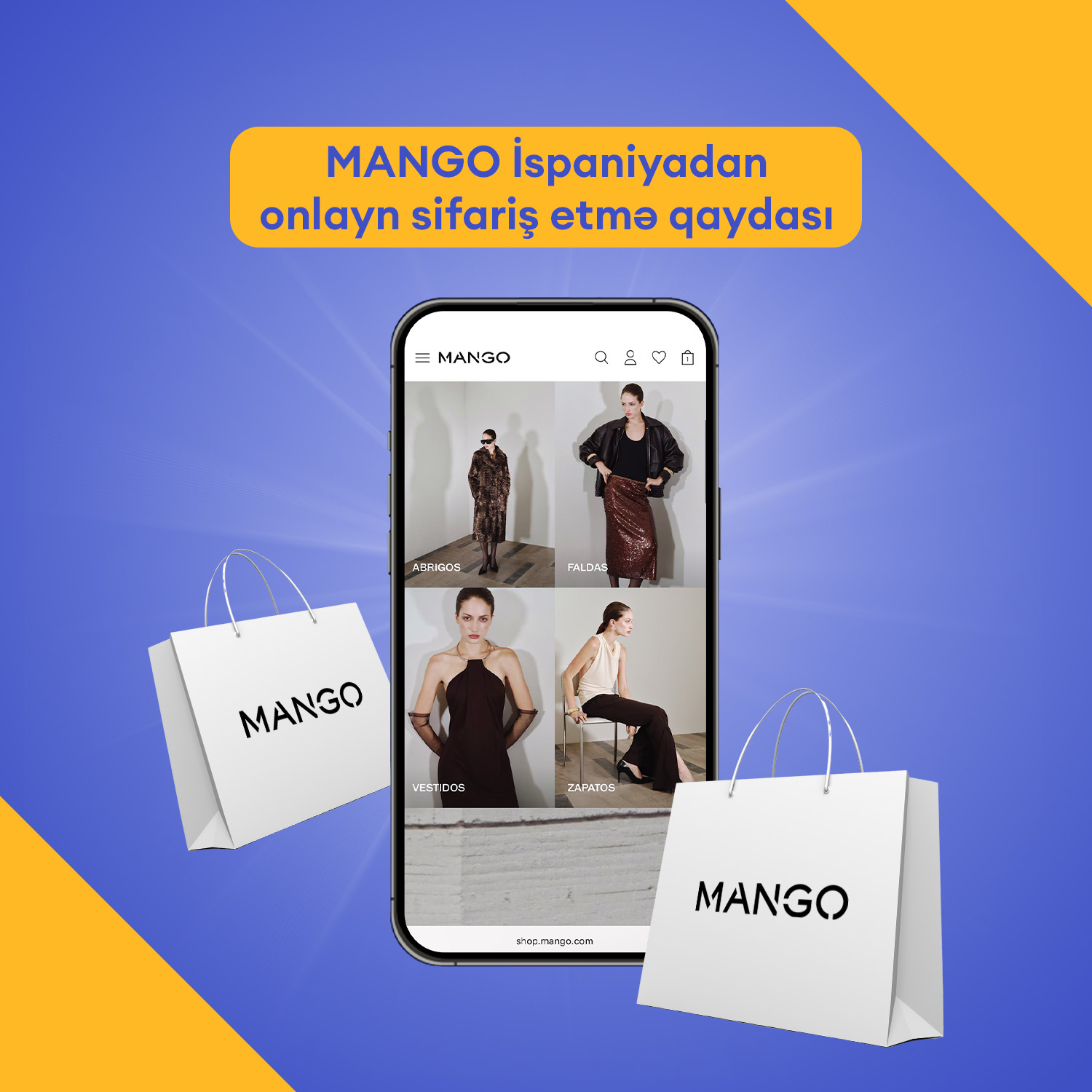 Mango İspaniyadan Sifariş-Kargolux ilə Təlimat 2025