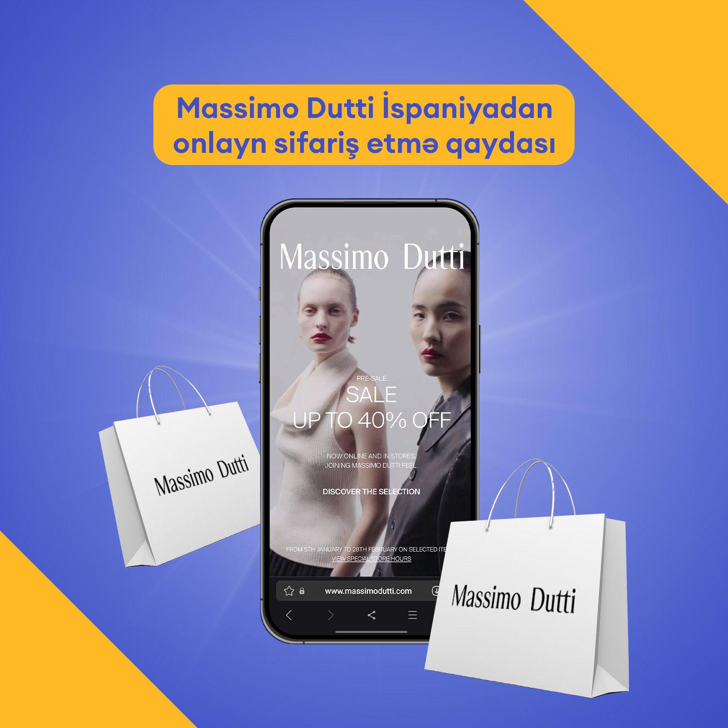 Masimo Dutti İspaniyadan Sifariş-Kargolux ilə Təlimat 2026