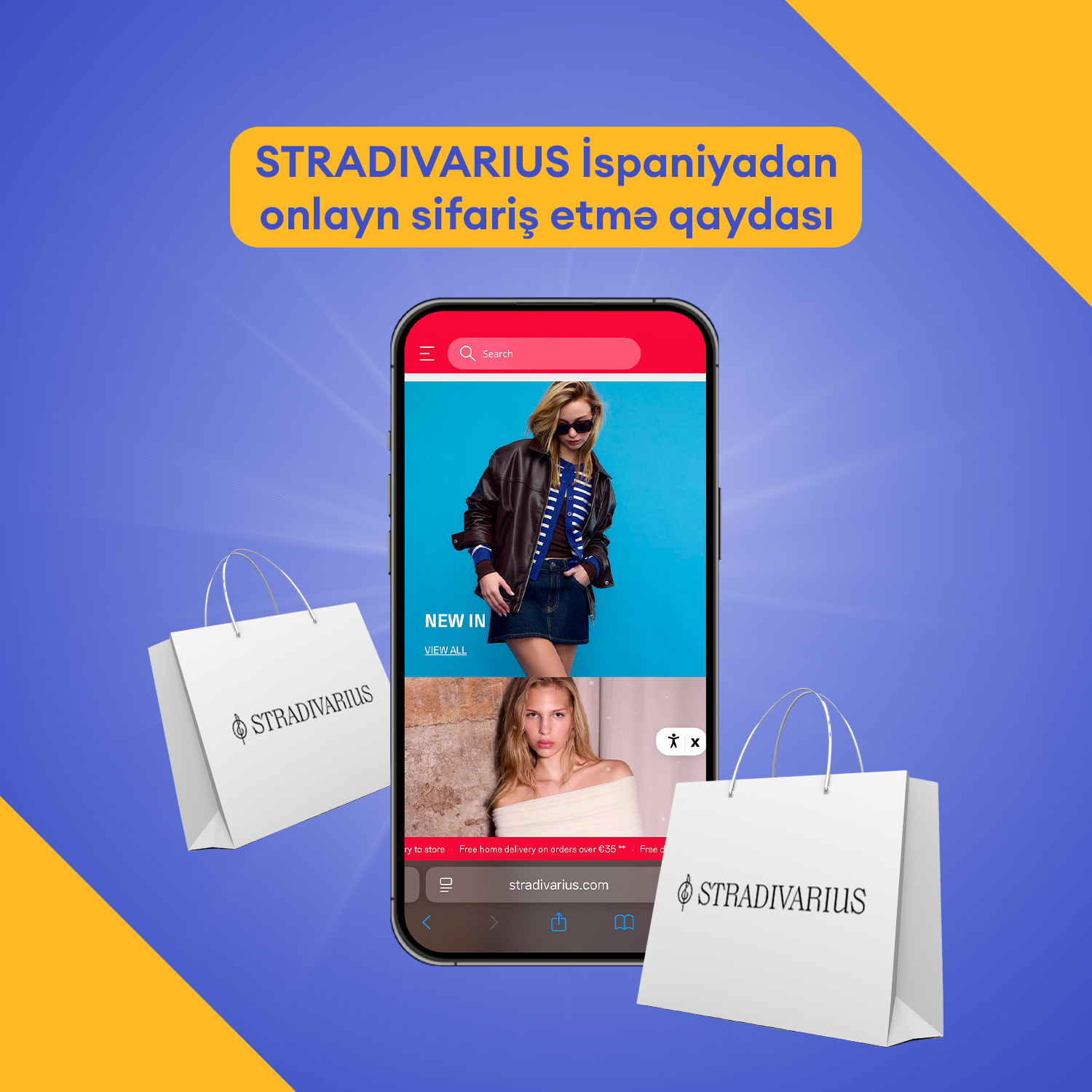 Stradivarius İspaniyadan Sifariş - Kargolux ilə Təlimat 2026