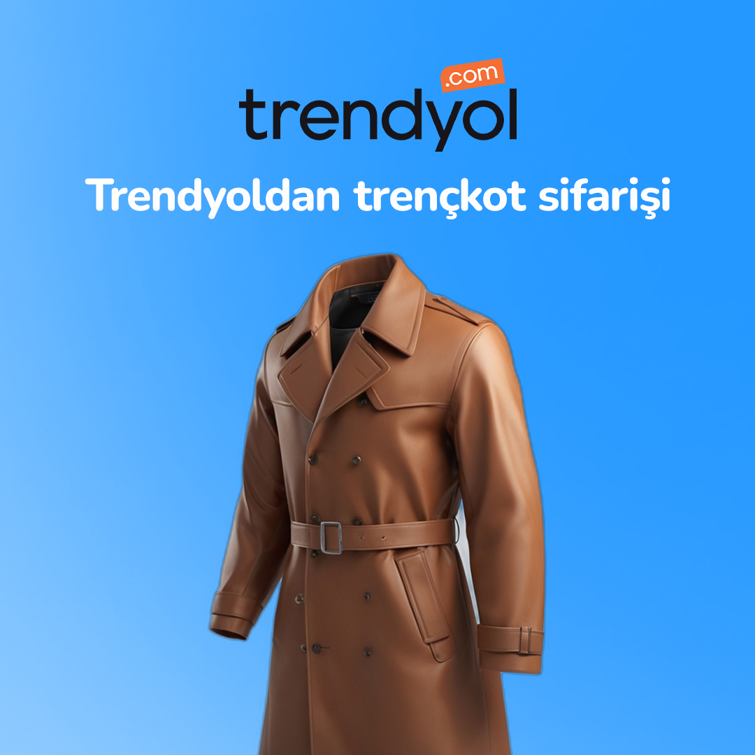 Trendyoldan Trençkot Sifarişi