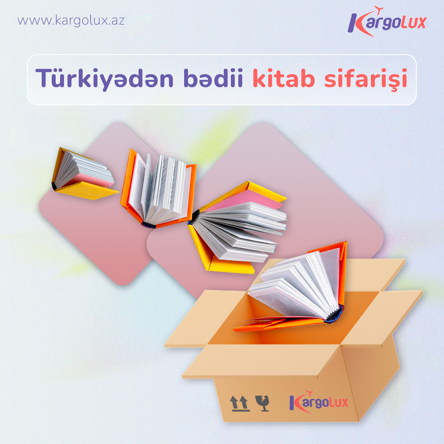 Türkiyədən bədii kitab sifarişi